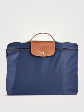 Longchamp Le Pliage Briefcase | Navy